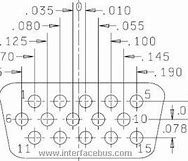 Image result for 15-Pin D-Sub Connector for Networking Pinout