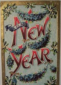 Image result for Vintage Happy New Year Postcards