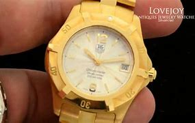 Image result for 18K Gold Watches for Men Tag Heuer