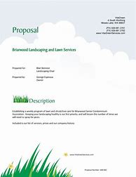Image result for Lawn Care Bid and Contract