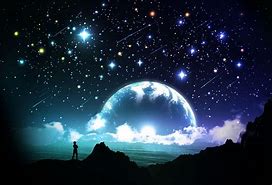 Image result for Beautiful Blue Night Sky with Stars