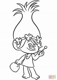 Image result for Poppy Trolls Coloring Pages