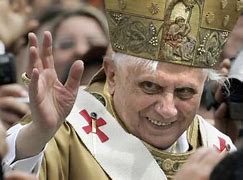 Image result for Pope Ratzinger with Pretzel
