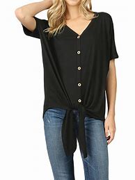 Image result for Women's Short Sleeve Button Front Shirts