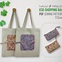 Image result for Foldable Tote Bag Design