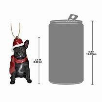 Image result for French Bulldog Xmas Ornaments