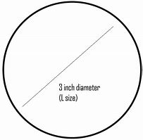 Image result for 3 Inch Circle Actual Size