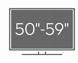 Image result for How Wide Is a 50 Inch TV