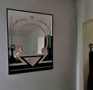 Image result for Painted Mirror 80s Art