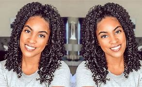 Image result for Half Curly Hair