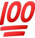 Image result for 100 Emoji