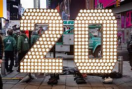 Image result for Times Square New Year Numerals