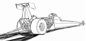 Image result for Top Fuel Dragster Side View Drawings