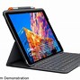 Image result for iPad with Keyboard Case Orange Flap