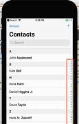 Image result for iPhone Contact Letter S