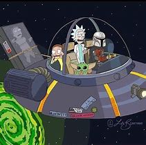 Image result for Crossover of Rick and Morty and Star Wars