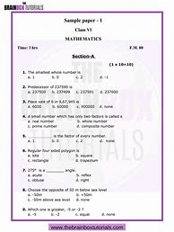 Image result for Exam Papers for Grade 6