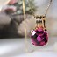 Image result for Pink Sapphire Purse Pendant Necklace