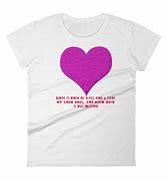 Image result for Pink Heart T-Shirt