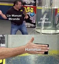 Image result for Hamilton Looking at Phone Meme