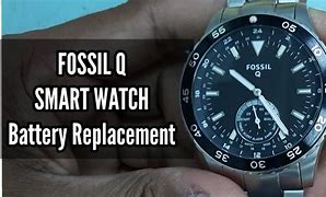 Image result for Fossil Watch Battery Replacement