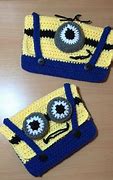 Image result for Crochet Minion Pencil Case