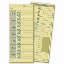 Image result for Personalized Timecards