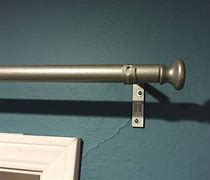 Image result for Conduit Curtain Rod Brackets