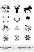 Image result for DIY Wood Christmas Tree Ornaments
