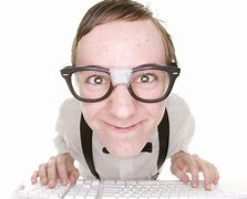 Image result for Nerd with Glasses Meme Computer