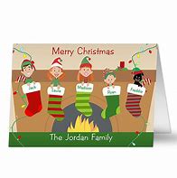 Image result for Cartoon Family Christmas Cards