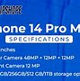 Image result for iPhone 14 Pro Technical Specifications