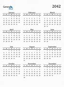 Image result for 2042 Calendar