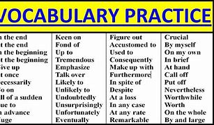Image result for Learning English Vocabulary