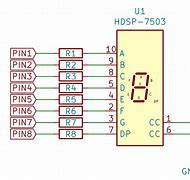 Image result for 7-Seg Display FPGA Connections