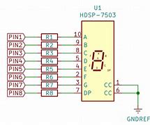 Image result for 7 Segment with FPGA Circuit