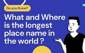 Image result for Longest Town Name in the World