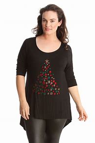 Image result for Women's Plus Size Christmas Tops