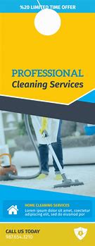 Image result for Janitorial Cleaning Door Hangers