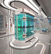 Image result for Futuristic Sci-Fi Lab