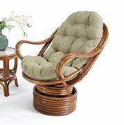 Image result for Rattan Swivel Chair Replacement Cushions