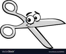 Image result for Cartoon Scissors Clip Art