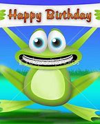 Image result for Happy Birthday Frog Cartoon