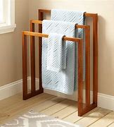 Image result for Wood Towel Stand