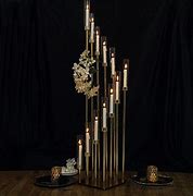 Image result for Candle Holder Gold Pep