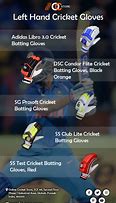 Image result for Left-Handed Cricket Gloves