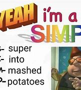 Image result for Super Simp Meme