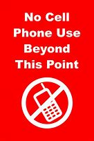 Image result for No Cell Phone Use Sign in Bathroom