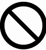 Image result for Prohibited Symbol Clip Art