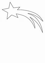 Image result for Free Tail of a Shooting Star Template